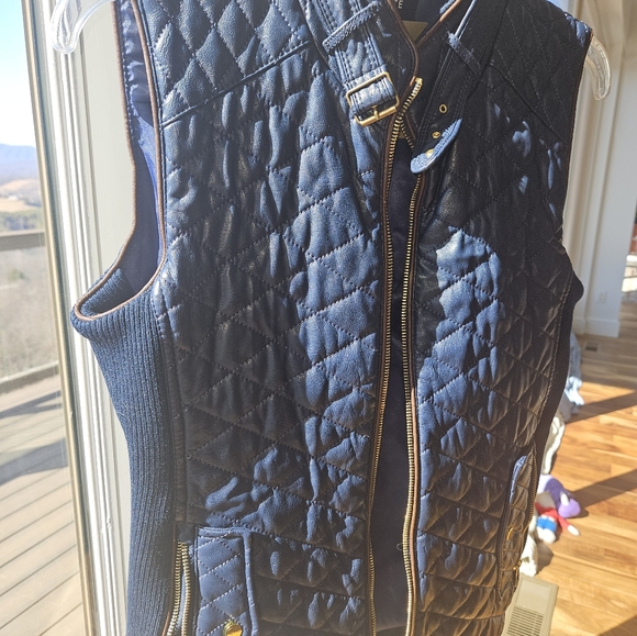 Fate Jackets & Blazers - FATE Quilted Vegan Leather Vest